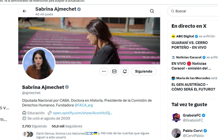 Edgardo Mancini (@manciniedgardo) on Twitter photo <a href="/ajmechet/">Sabrina Ajmechet</a> Que sentis cuando la votastes por el #PRO y ahora va por la Libertad Transa? <a href="/ajmechet/">Sabrina Ajmechet</a> Que sentis cuando la votastes por el #PRO y ahora va por la Libertad Transa?