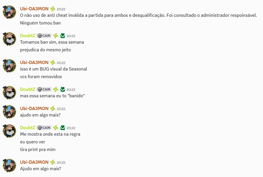 DoubtZr6's tweet photo. Você denuncia XITADOS em um campeonato, e toma ban por não usar o MOSS kkkkkkkkkkkkkkkkkkkkk

Ai você pede o link de onde esta essa regra, e ninguém tem...

Parabéns pra todos! 

@UbisoftBrasil @R6esportsBR @Rs_Daemon 

Abaixo os clips com prova!!! https://t.co/tklZufsdLG