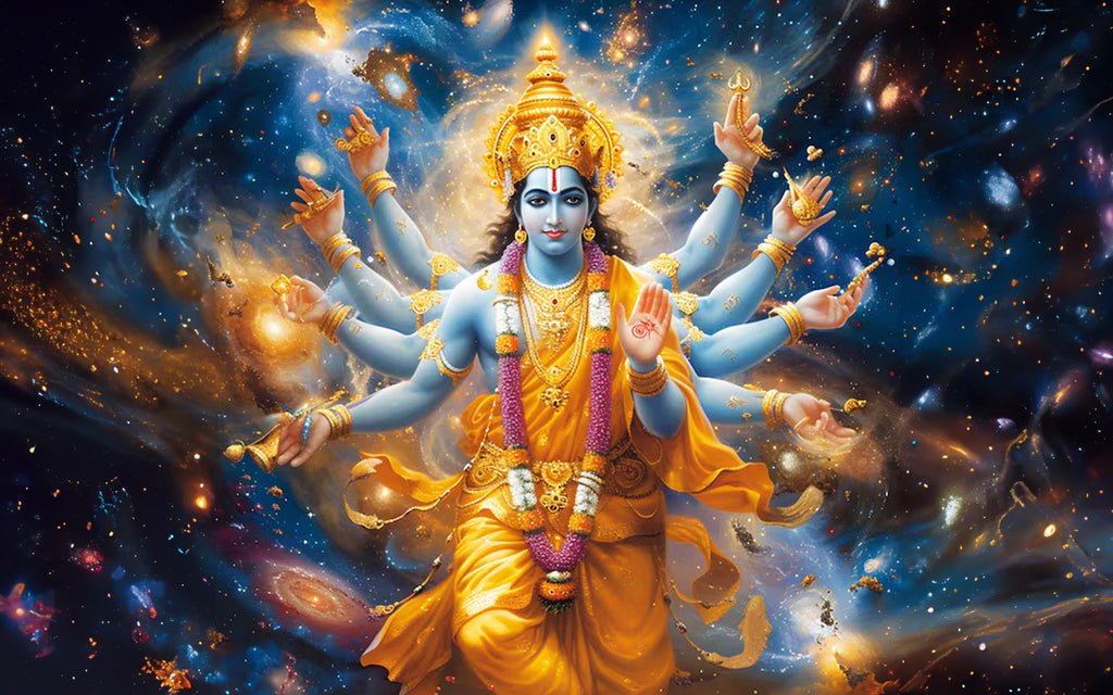 Vishnu ✨✨✨✨ ( how come all the Hindu gods and goddess are OP ???)