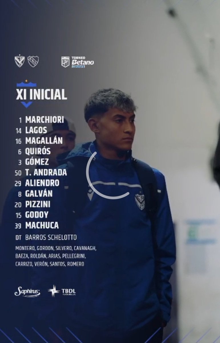 🔵 Así va #VÉLEZ para recibir a Independiente en el Estadio José Amalfitani. 

#JuegaVélez
