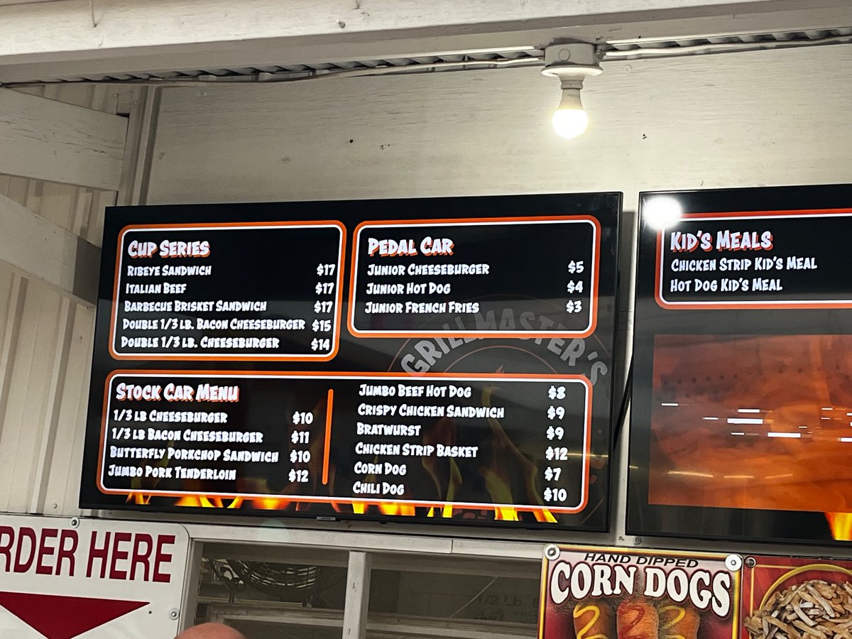 $8 hot dog?
This isn’t even a cup track…
This is a 1/4 mile short track.
Insane prices at Grundy