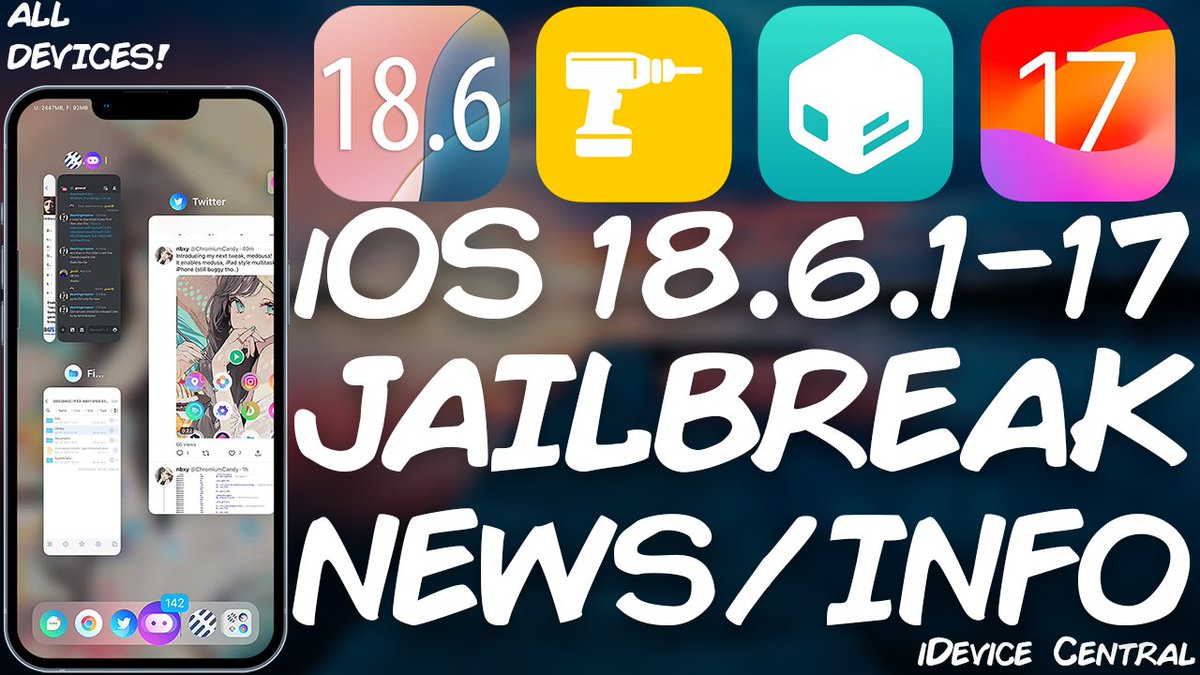 FCE365's tweet photo. iOS 18.6 - 18.0 JAILBREAK (Newer Devices): AVOID THIS! Latest News, Best Versions, DelayOTA, Status, etc.

⚠️NEW VIDEO: https://t.co/adDYOZDCuG

We're discussing the current status of iOS 18.x - 26 and even iOS 17 jailbreak on newer devices such as iPhone 12, iPhone 13, iPhone 15, etc. If you're interested in jailbreaking, it's probably a bad idea to update to iOS 18.6 or iOS 26 Beta, as that reduces your chances quite a lot.  

For those of you asking about TrollStore on iOS 18, that will very likely never happen because the CoreTrust bug is patched. The DelayOTA profile for iOS 18.4.1 has also expired a week or so ago, which makes updating to iOS 18.5 and newer a pretty bad idea for jailbreaking.