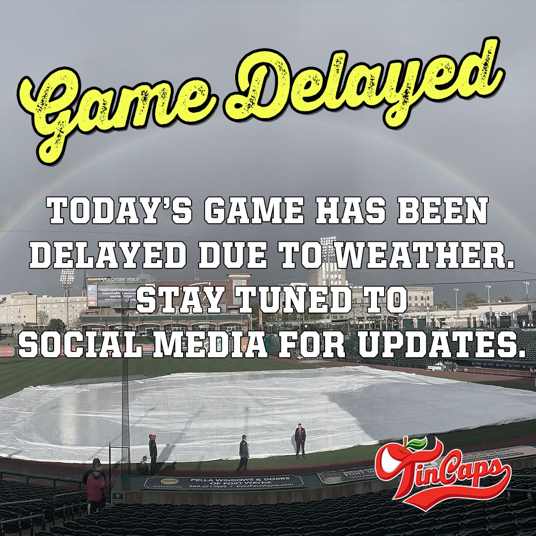 With rain rolling into Parkview Field, tonight’s game has been paused.