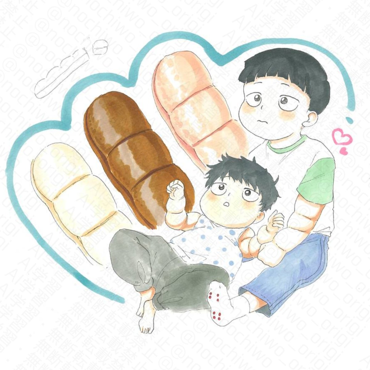 ちぎりパンだった頃