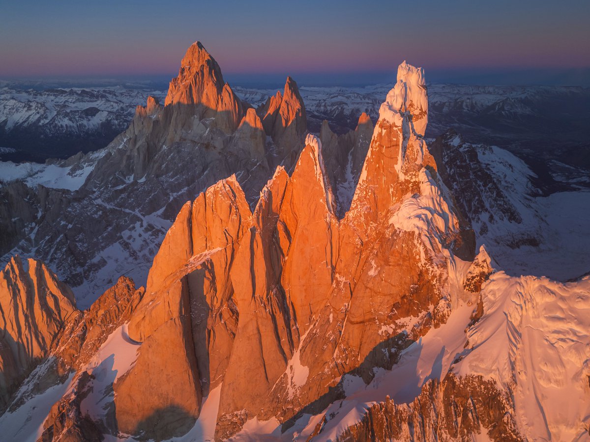 The West Face of Cerro Torre from the Southern Patagonia Icefield