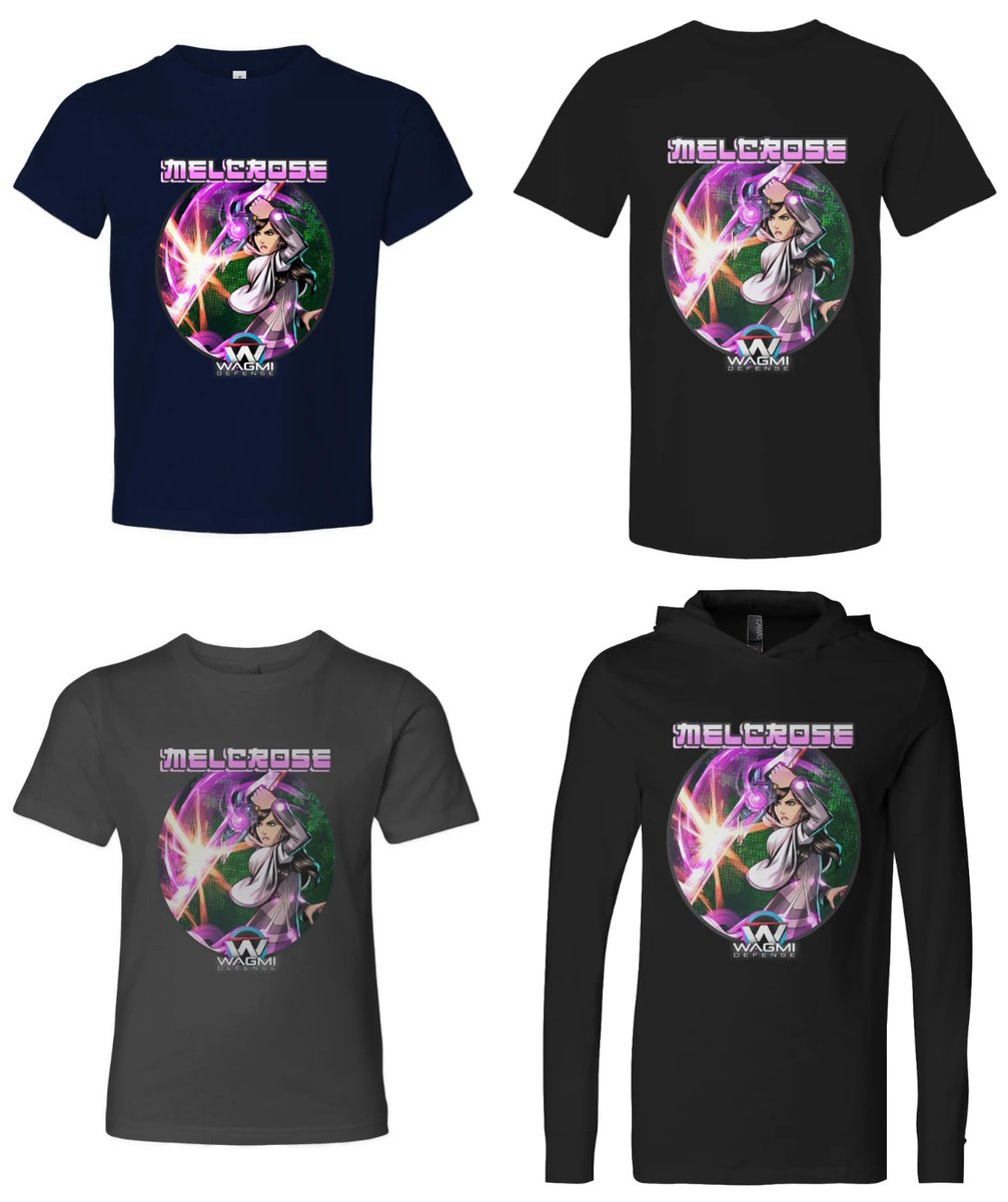 We want MORE MERCH!

We want MORE MELCROSE!

Ok, ok guys!  We heard you! New Melcrose Merch up for grabs on the #WAGMIGAMES store!

Get yours before they sell out!
🔽🔽🔽
merch.wagmigame.io/search?q=young…