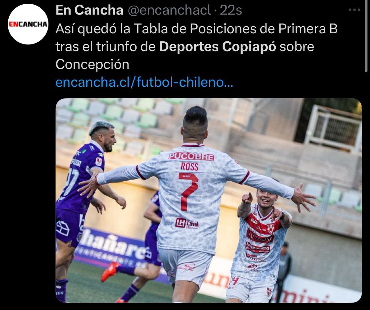 El León sigue rugiendo, y seguimos punteros! 🦁Soplan buenos tiempos en Copiapó! <a href="/DepCopiapo/">Deportes Copiapo</a>