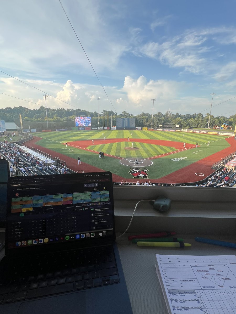 ‘Tis the season of calling <a href="/BGHotRods/">Bowling Green Hot Rods</a> games and doing fantasy drafts… at the same time.

Baseball people, what’s the most stressful draft situation you’ve had to deal with during a game?