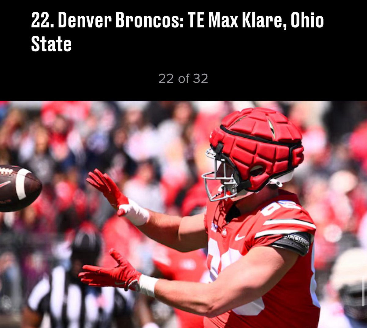 A couple of my favorite players I’ve watched so far and their landing spots. I think Max Klare is in for a BIG season at Ohio State👀