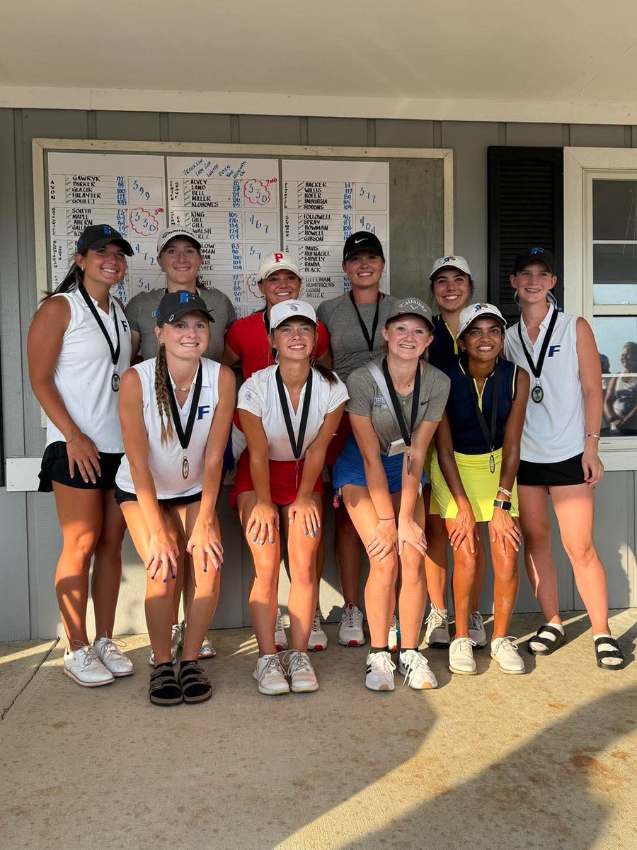 The Lady Bulldogs finished 4th today at the Franklin Invite at The Legends Golf Club. 

Team was led by 4th place overall, Kaidyn Wardlaw with a 76. Season low 334 for the girls.  <a href="/indianahsgolf/">Indiana HS Golf</a>  <a href="/GoNewAlbany/">New Albany Athletics</a>