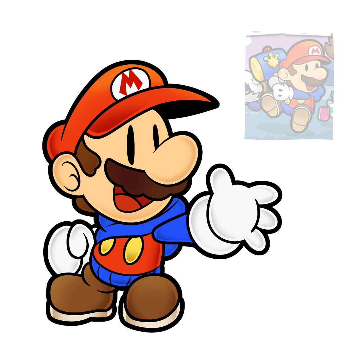 Hero Mode! 
#papermario #ttyd #digitalart