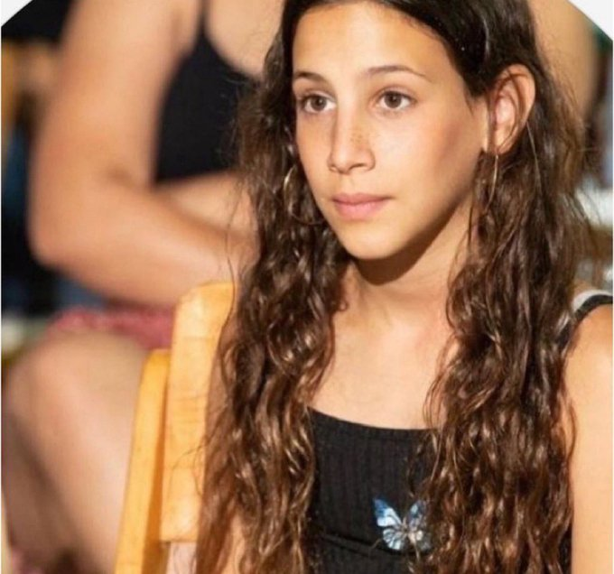 This was Yahel Sharabi.

She was murdered by Hamas on October 7th.

Yahel Sharabi will forever be 13.

Hamas has no right to exist.
