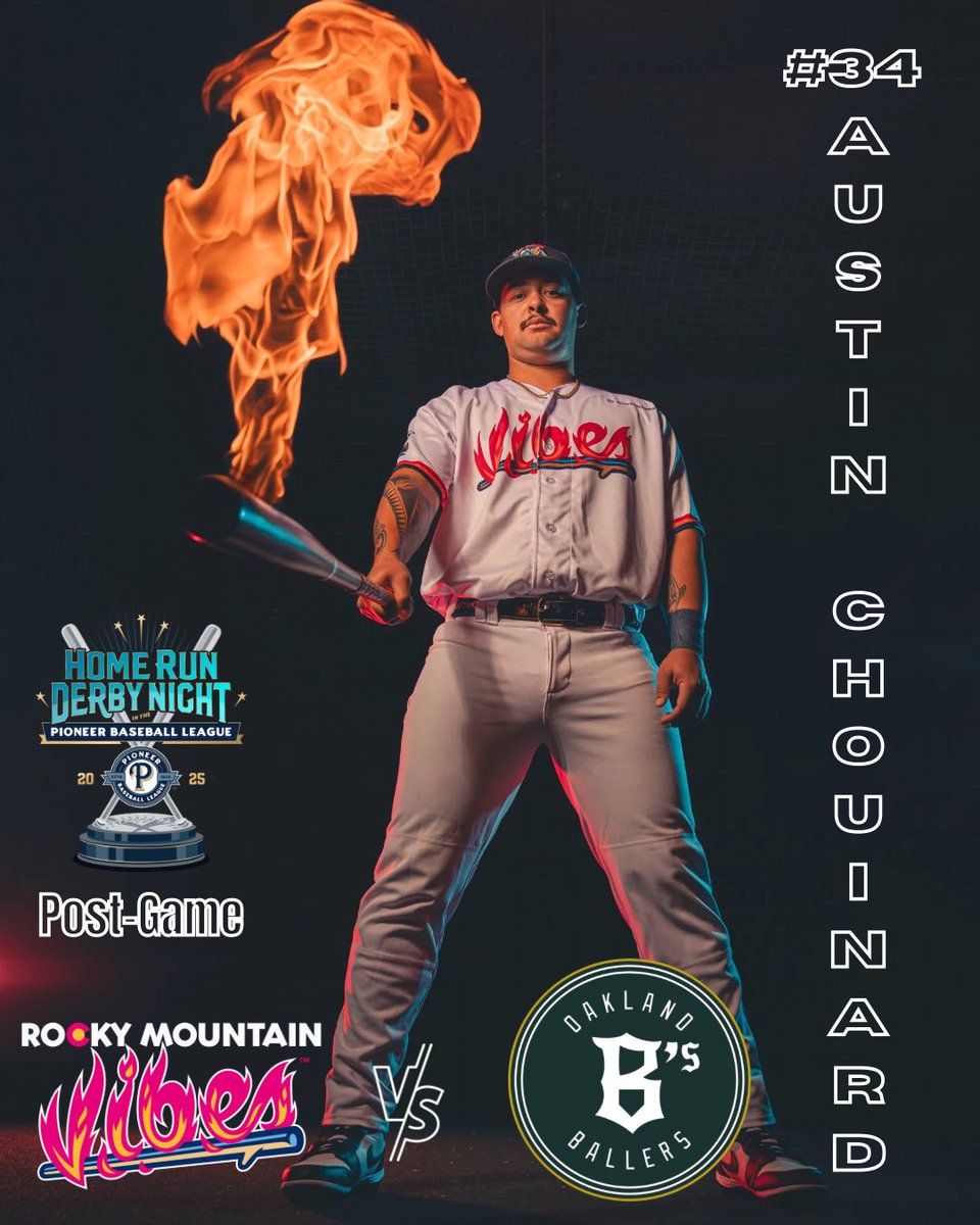 VibesBaseball's tweet photo. Our Home Run Derby will be after the game so make sure to stick around to watch @bigsushi43 and @ndhank5 tank on the Oakland Ballers🤠 https://t.co/52Eo8tVwPG