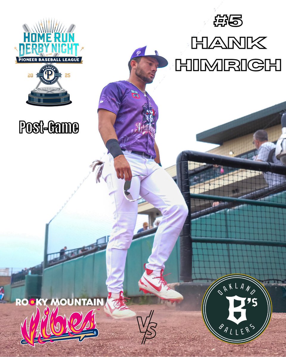 VibesBaseball's tweet photo. Our Home Run Derby will be after the game so make sure to stick around to watch @bigsushi43 and @ndhank5 tank on the Oakland Ballers🤠 https://t.co/52Eo8tVwPG