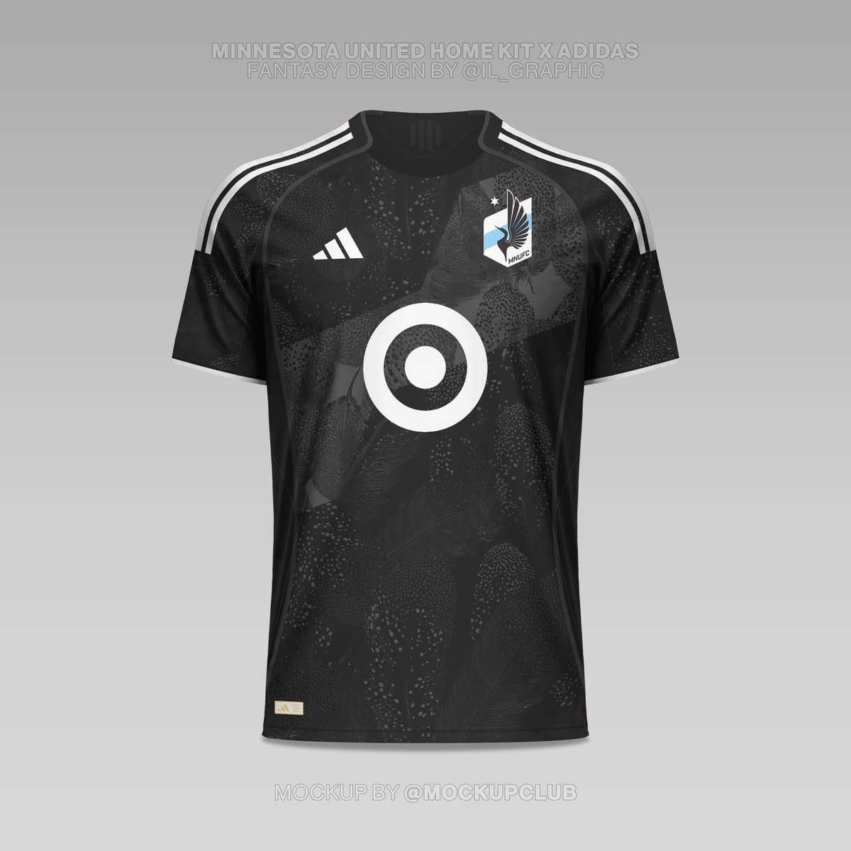 Minnesota United Home Kit x Adidas // Fantasy Kit Design

Inspirado en el plumaje del Somormujo, ave estatal del estado de Minnesota y por el cual el club es apodado "Los Loons" (Los Somormujos, si lo traducimos)

Usando uno de los nuevos mockups de <a href="/MockupClub/">The Mockup Club</a>.