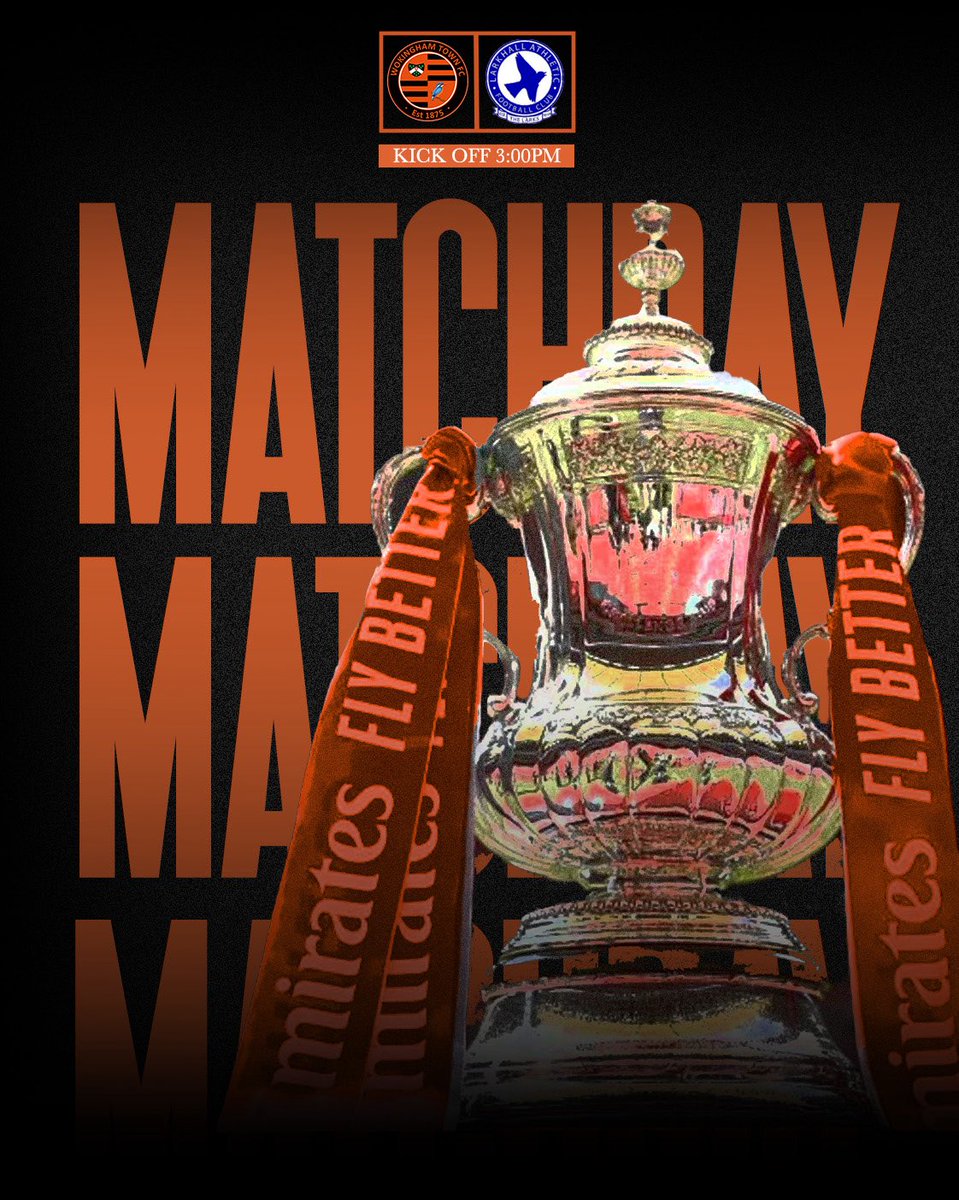 Wokingham Town FC (@wokinghamtownfc) on Twitter photo 🍊🐦⬛ 𝐌𝐀𝐓𝐂𝐇𝐃𝐀𝐘
We return home in #EmiratesFACup action at Lowther Road this afternoon.
👕 <a href="/LarkhallAFC/">Larkhall Athletic FC</a>
📍 Lowther Road, RG41 1JB
⏱️ 15:00 🍊🐦⬛ 𝐌𝐀𝐓𝐂𝐇𝐃𝐀𝐘
We return home in #EmiratesFACup action at Lowther Road this afternoon.
👕 <a href="/LarkhallAFC/">Larkhall Athletic FC</a>
📍 Lowther Road, RG41 1JB
⏱️ 15:00