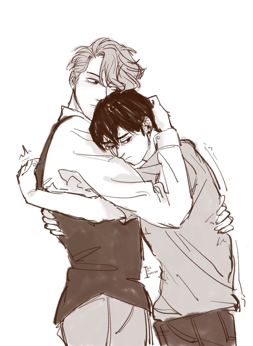 isle_of_davalon's tweet image. quick doodle of one of my fav scenes from the msch novel except i made it gayer 🤞

we&apos;ll see if it color it in the future....

#hjyj #msch #sclass #내가키운S급들