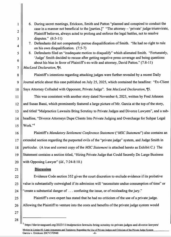 Cameras in Courtrooms! (@susanbassi) on Twitter photo Just in case those attorneys putting my name in their court filings and motions inlimine missed it in law school, we are going to teach them, and the public about private judges and the Streisand Effect - #MarkErickson #BradBening #BruceMacLeod <a href="/SCSCourt/">Santa Clara County Superior Court</a> Just in case those attorneys putting my name in their court filings and motions inlimine missed it in law school, we are going to teach them, and the public about private judges and the Streisand Effect - #MarkErickson #BradBening #BruceMacLeod <a href="/SCSCourt/">Santa Clara County Superior Court</a>