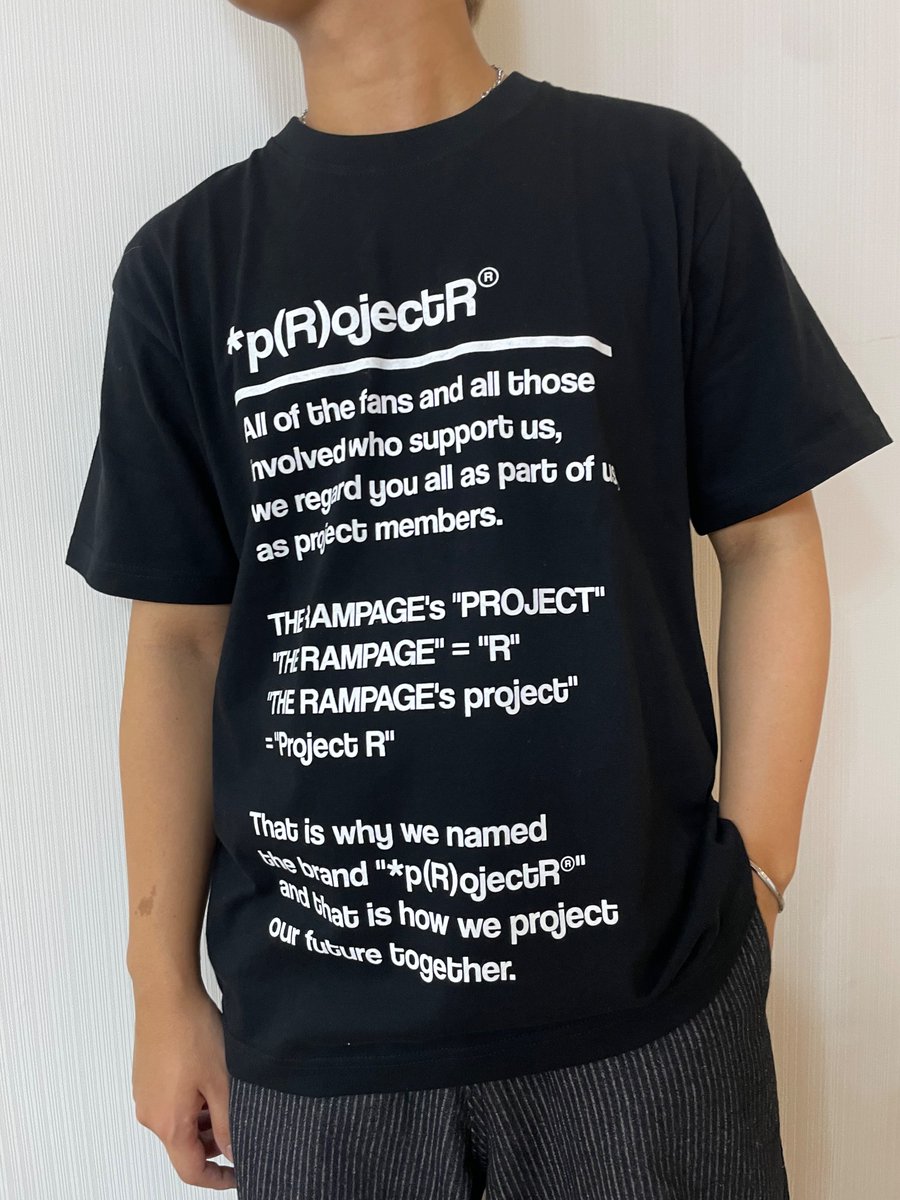 ランペ *p(R)ojectR Heart Logo Tee Tシャツ THE RAMPAGE*p(R)ojectR