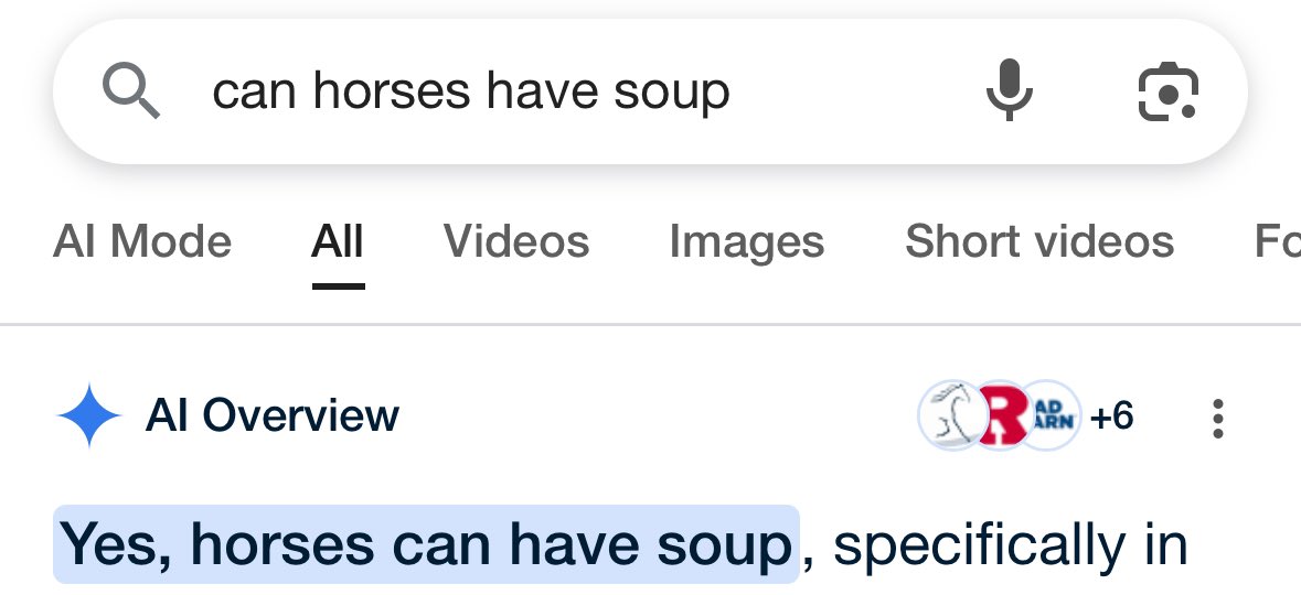They don’t let me have the soup