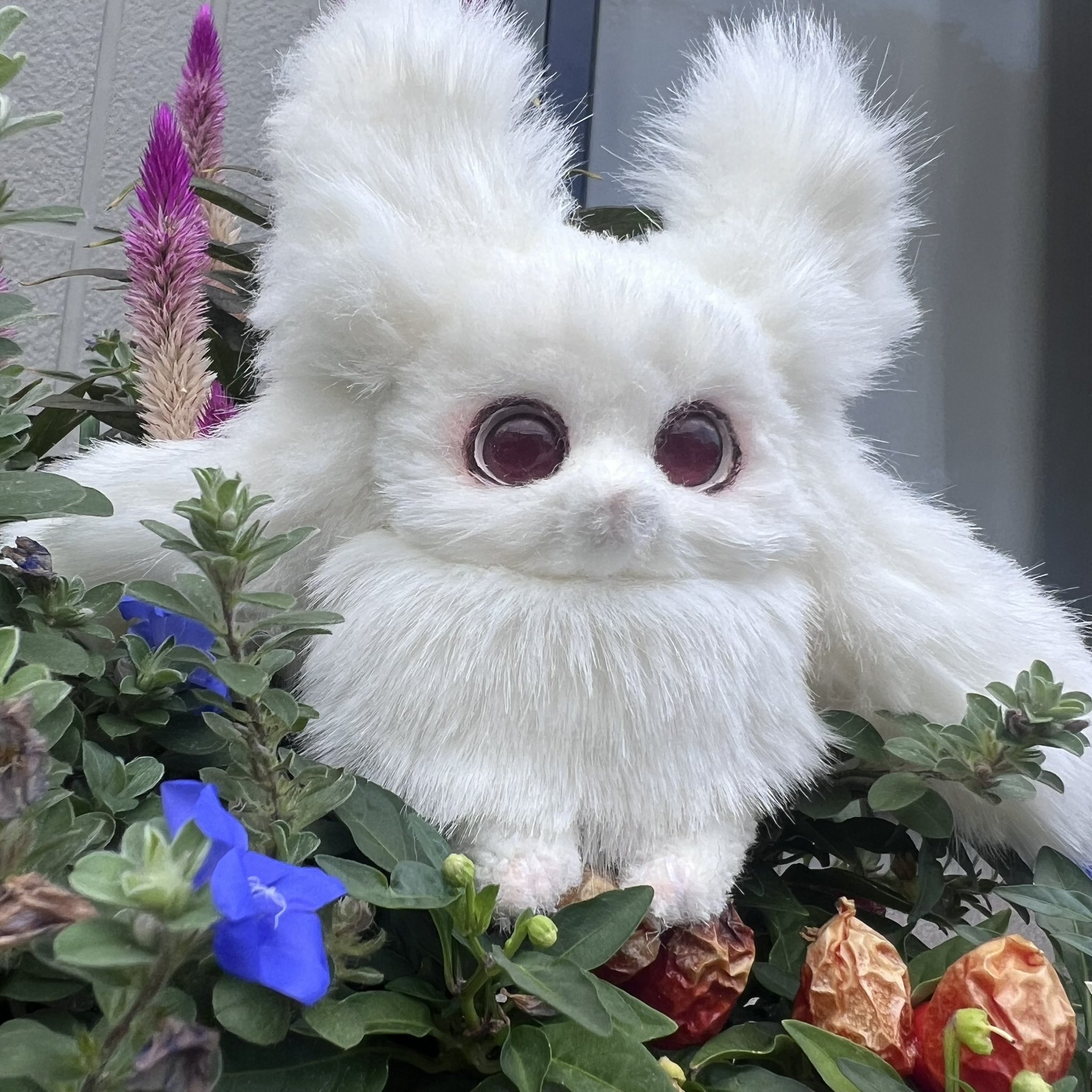 アートドール　幻獣　垂れ耳　子犬 ぬいぐるみ✽ハンドメイド アートドール 幻獣 ぬいぐるみ 兎兎