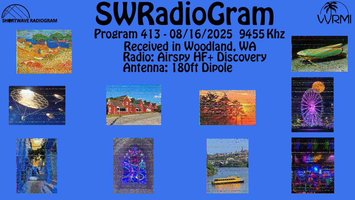 H0b0_Radio (@cadieregerald) on Twitter photo <a href="/SWRadiogram/">Shortwave Radiogram</a> 413 08/16/2025
Saturday|2300-2330 UTC|9455 kHz
WRMI Florida
Received in Woodland, WA
<a href="/airspy_com/">Airspy R2/Mini</a> HF+ Discovery SDR#1922
180ft Dipole with <a href="/Nooelec/">Nooelec</a> 9:1 V2
Fldigi-4.2.06.12
text
justpaste.it/fol2w
IQ recording
t.ly/seVlp <a href="/SWRadiogram/">Shortwave Radiogram</a> 413 08/16/2025
Saturday|2300-2330 UTC|9455 kHz
WRMI Florida
Received in Woodland, WA
<a href="/airspy_com/">Airspy R2/Mini</a> HF+ Discovery SDR#1922
180ft Dipole with <a href="/Nooelec/">Nooelec</a> 9:1 V2
Fldigi-4.2.06.12
text
justpaste.it/fol2w
IQ recording
t.ly/seVlp