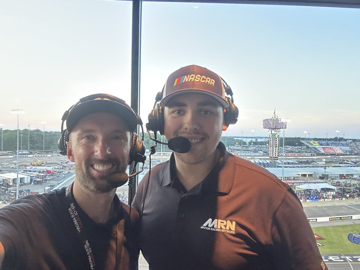 I’m up in the <a href="/RichmondRaceway/">Richmond Raceway</a> Public Address tower with Nathan Prouty to cover the <a href="/NASCAR/">NASCAR</a> Cup Series <a href="/CookOut/">Cook Out</a> 400 this evening.