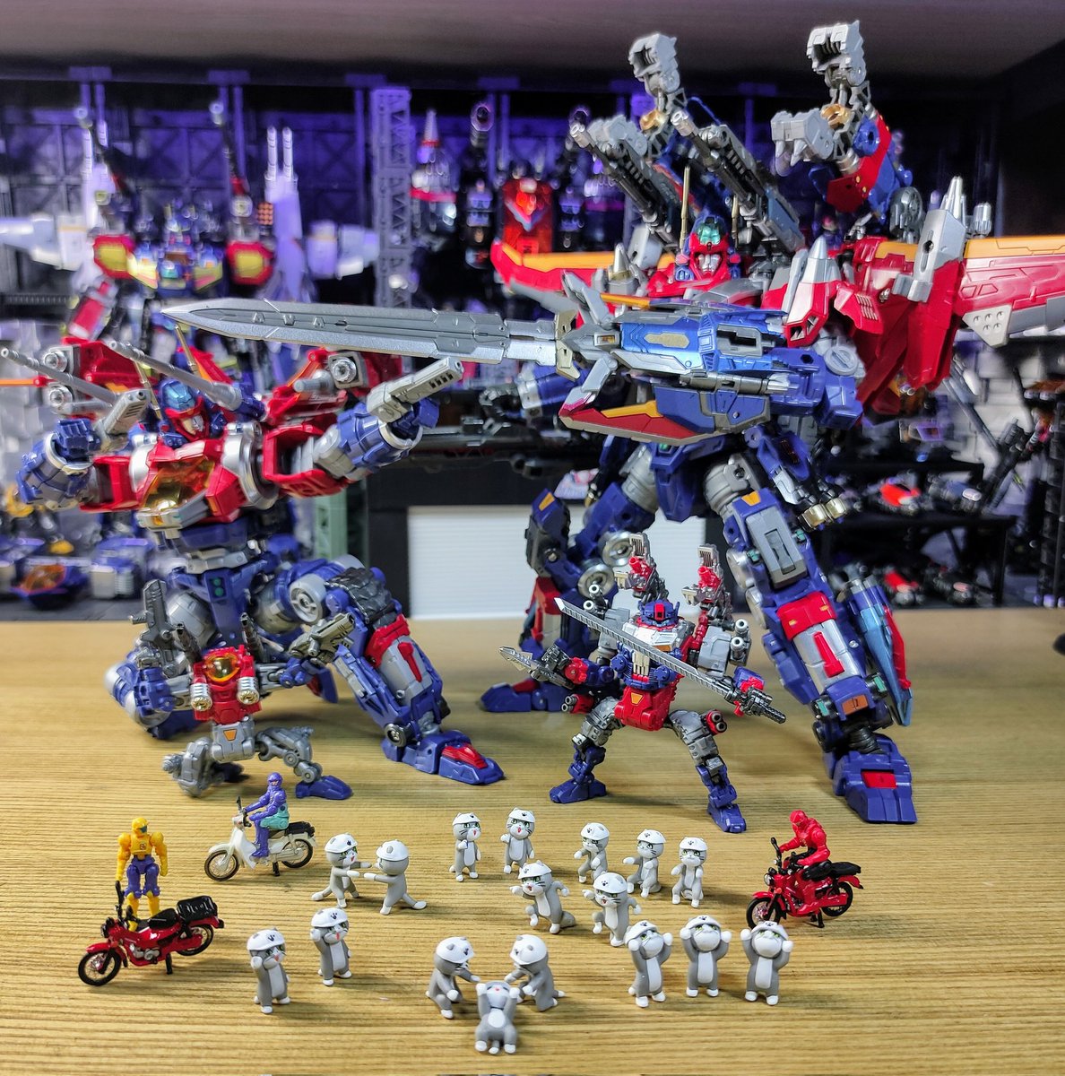 vlnwXs8o2jaHSa2's tweet image. バトルスキャリバーメンテナンス完了✨
ありがとう！猫隊員達😺
#ダイアクロン