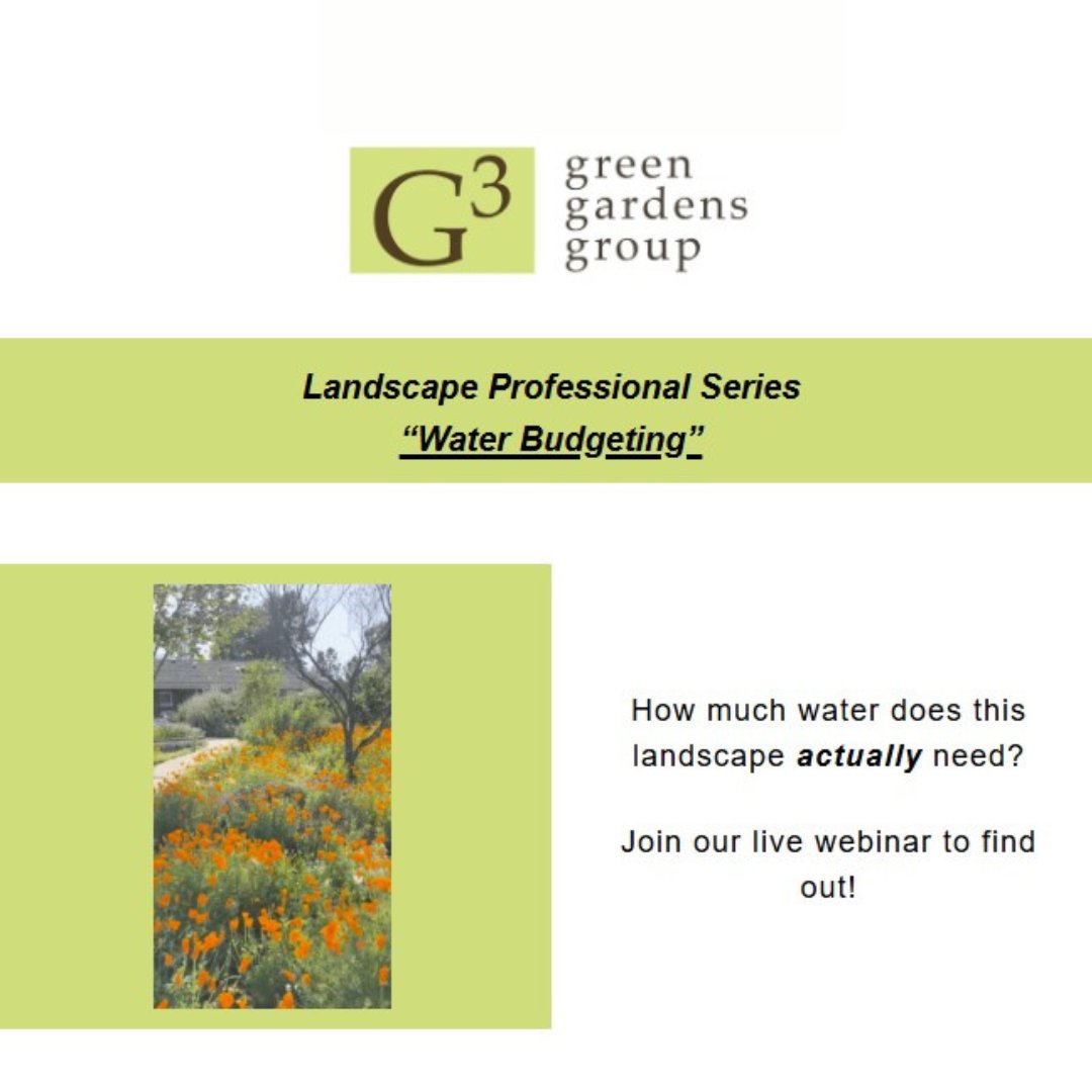 Every drop counts! Join Watershed Wise on Thursday, Aug 21, 2025, 9 AM–Noon for a live webinar on making conservation a way of life.
Cost: $15
Can’t attend live? A recording will be sent to you.

📌 Register here: ow.ly/WGzz50WGlW1

<a href="/G3Gardens/">Green Gardens Group</a>
