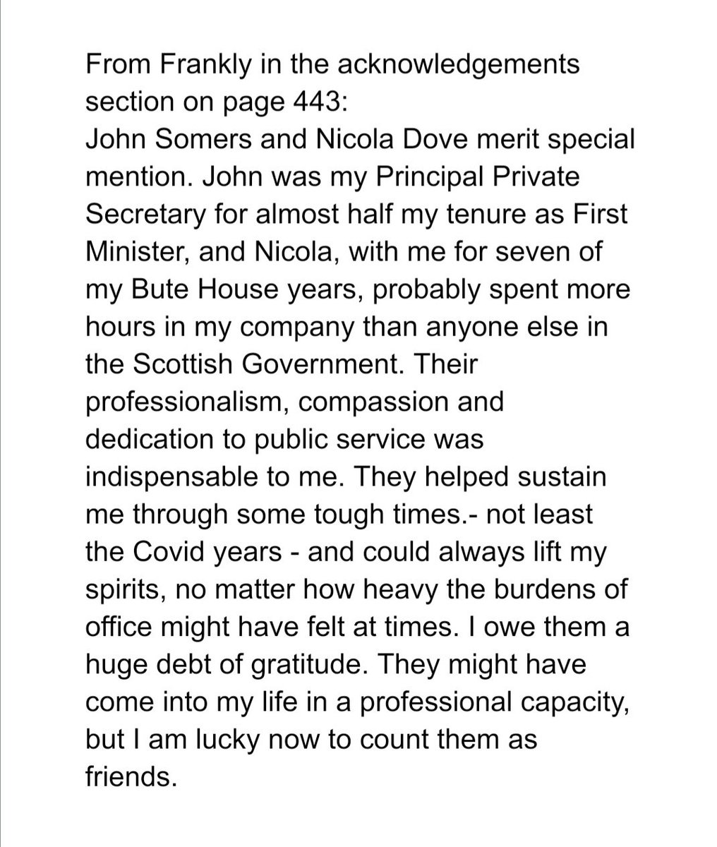 The woman often seen with Nicola Sturgeon when she was FM, who can be seen wagging her finger at someone in one of the images below, is Nicola Dove. She, alongside John Somers, gets a special mention in the book. She is listed as a Private Secretary but also takes pictures.