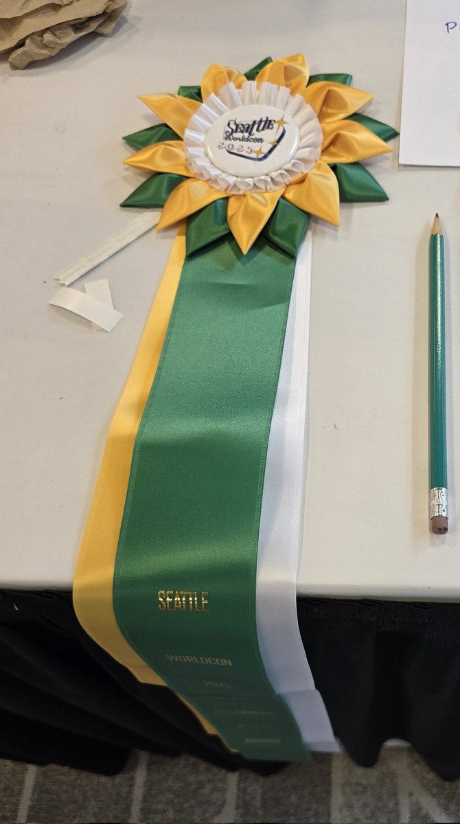 So this is the masquerade award ribbon, not sure if I get one. Haven't been told yet.