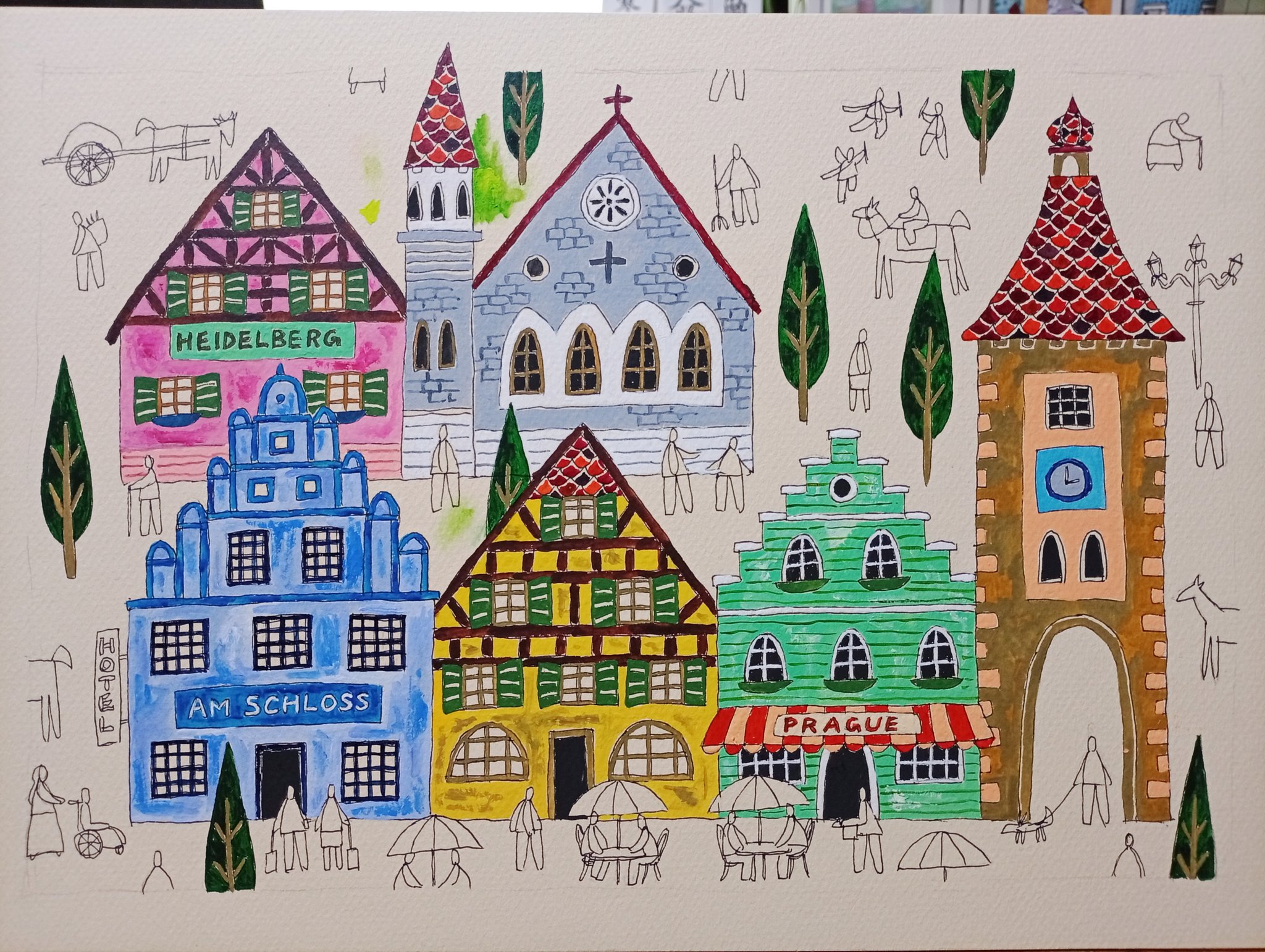 旅する画家 奥村ユズル on X: 