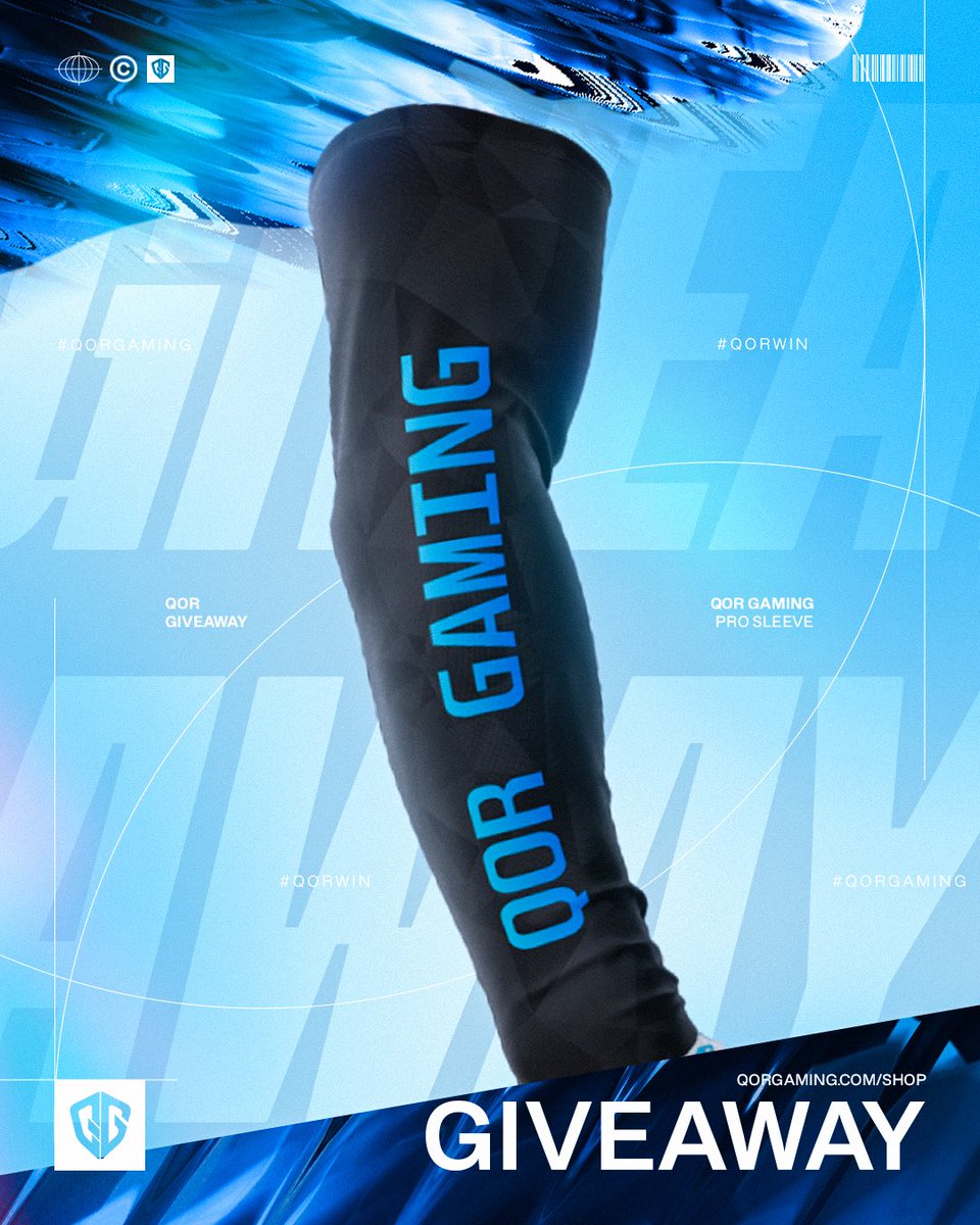 🚨 GIVEAWAY 🚨

We’re giving away a QOR Pro Sleeve 💙⚡

Want in? Here’s how:
1️⃣ Follow <a href="/QorGaming/">QorGaming</a> 
2️⃣ Retweet this post &amp; tag a friend 

⏳ Runs for 72 hours
📦 Must have a US shipping address

Good luck, gamers 👊