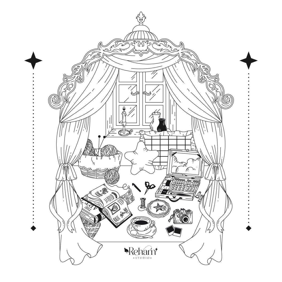 Artist ✶ رِهــام tweet media