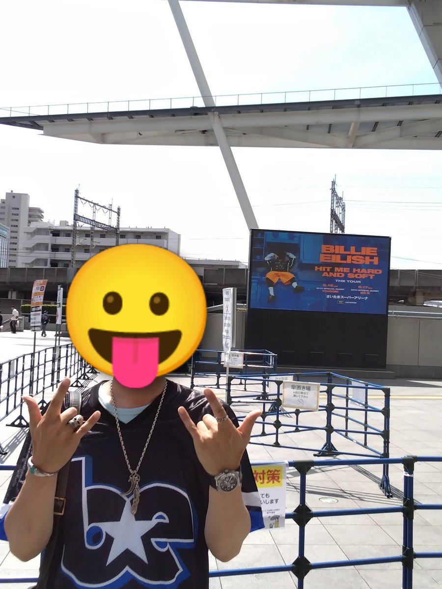 bluesman7373's tweet photo. ビリー・アイリッシュと
藤井風さんと
DURANに会いに埼玉スーパーアリーナ来てます🤩 https://t.co/II1AA6sOCD