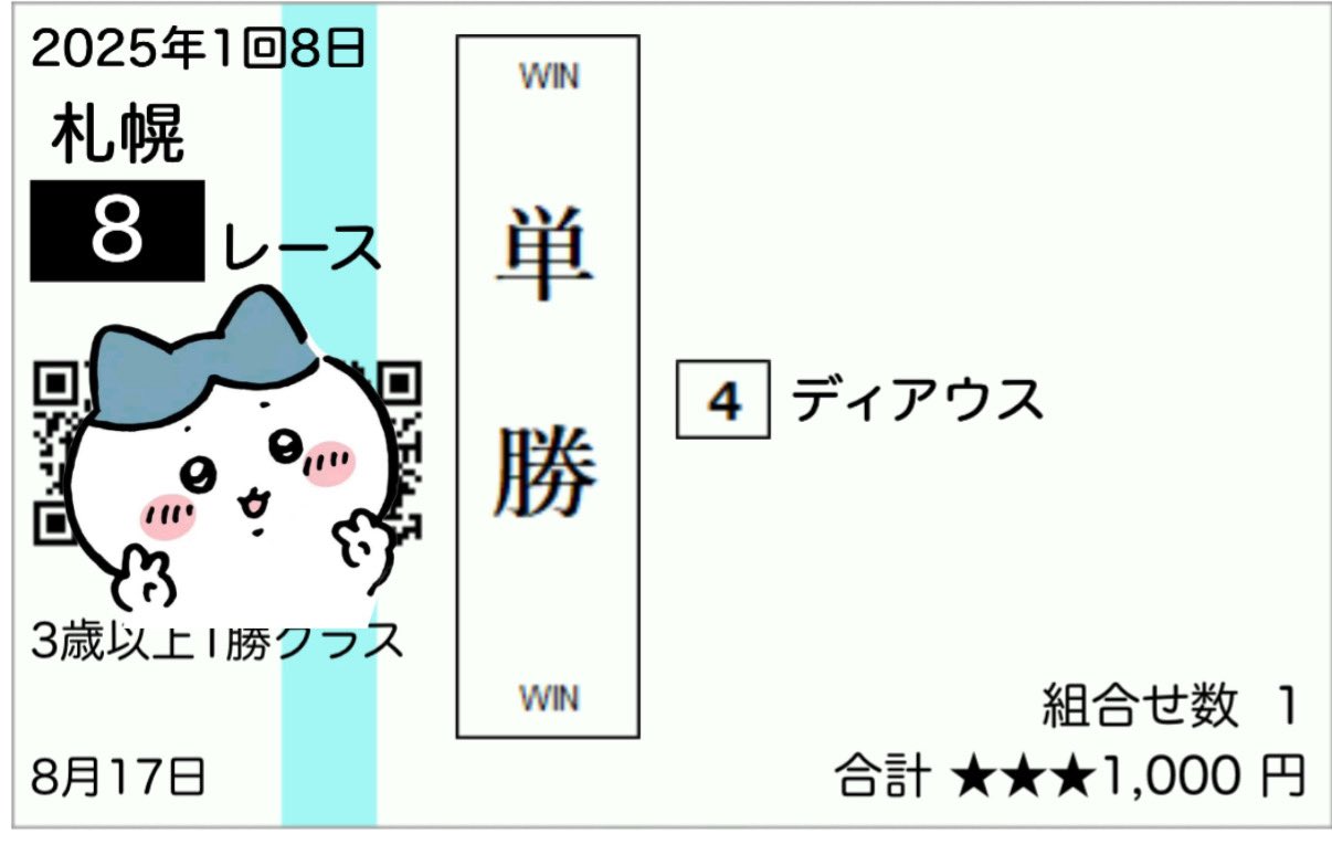 競馬するちいかわ達 on X: 