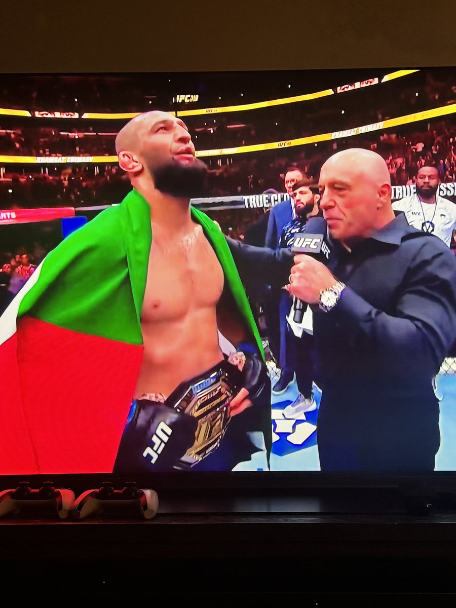 New undisputed champion of the world. 

Allah o Akbar

Mabrook to all Muslims of the world ❤️

#ufc #UFC319