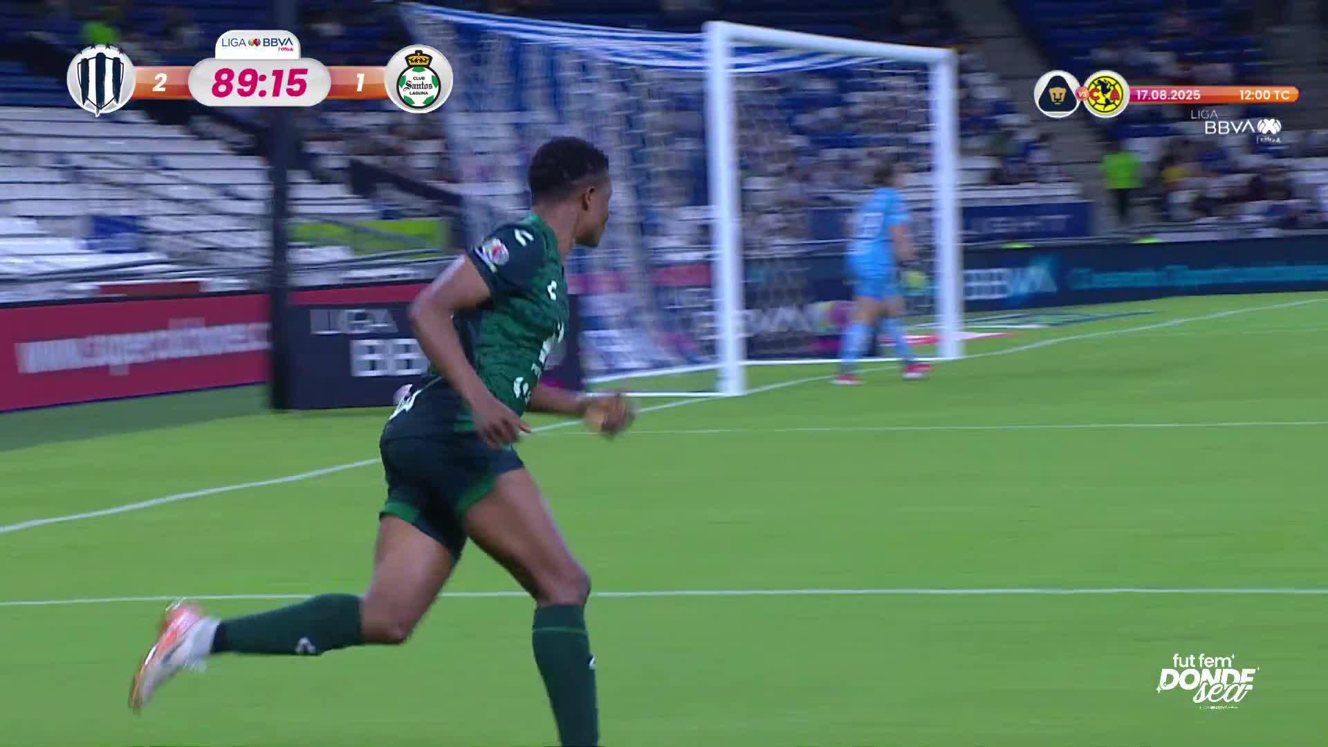 ¡Gooooooooool de @ClubSantosFem! 🔥Vivian Ikechukwu hace el primero para las visitantes. 😇#FutFemDondeSea #NuestroFutFem