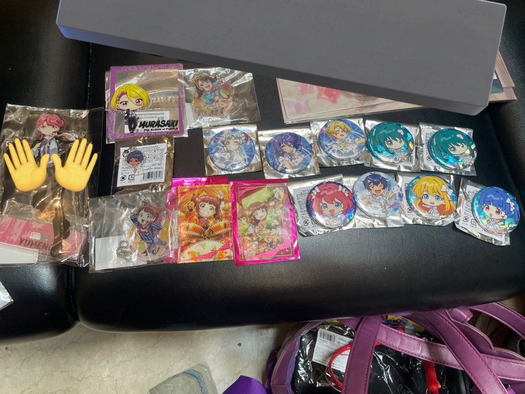 ランダムガチャ交換　

[譲] 写真のもの
[求] 500円orアイ、ハル、スースグッズ

本日会場にて取引可能後日郵送可能

#ナナシス