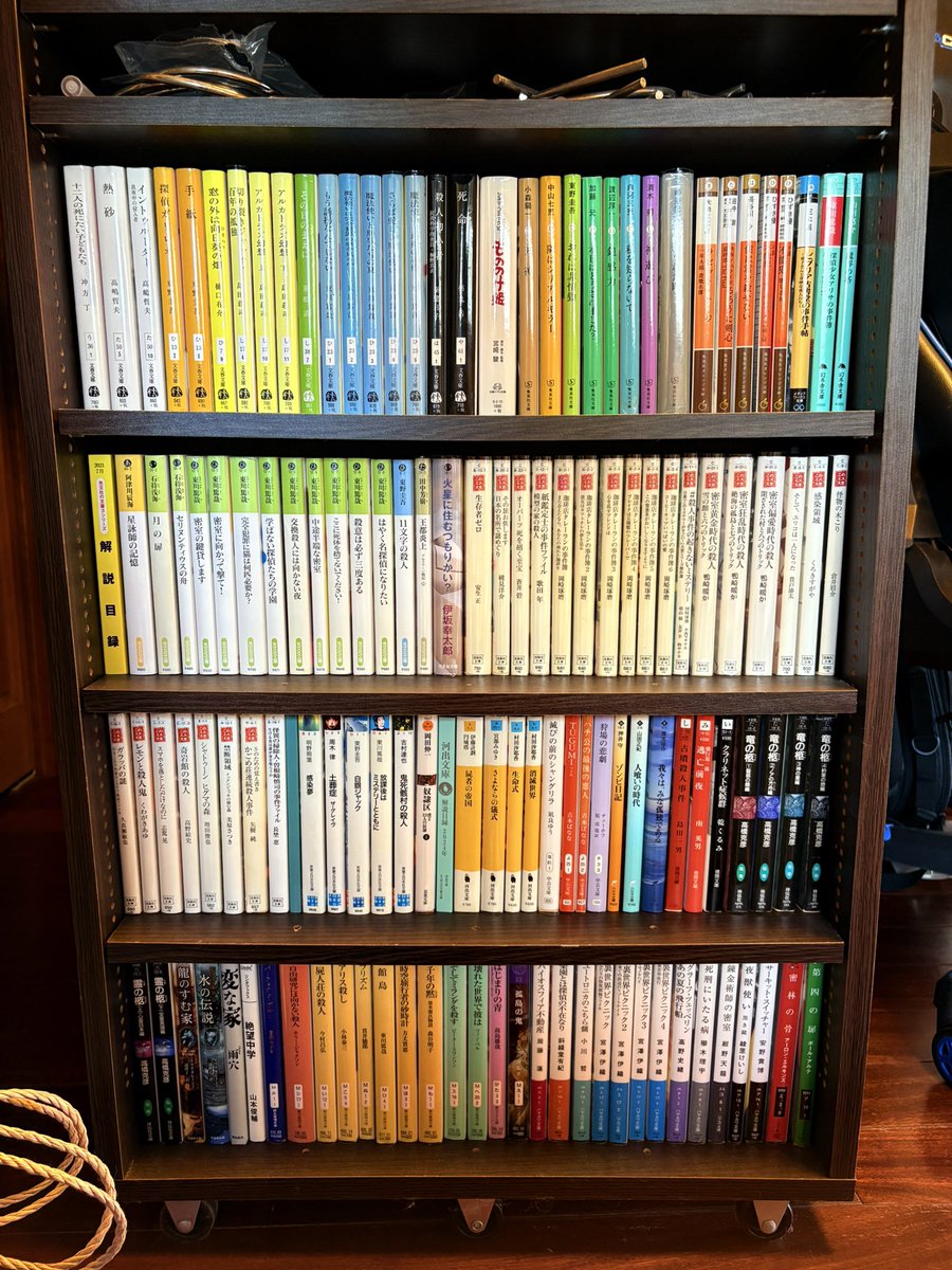 bookworm__sou's tweet photo. 実家に帰ってきたから久々に本棚撮った
全部持って帰りたい https://t.co/NLmQORxWdc