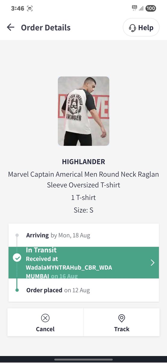 MADKeVichar's tweet photo. @MyntraSupport 
Hi Team,

I ordered two t-shirts and received the wrong size. I asked for an exchange, but it keeps delaying the order. Please help.
It is giving me mental stress 
I'll comite suicide Otherwise I have to escalate this case to consumer court. https://t.co/02OIcbI0t0