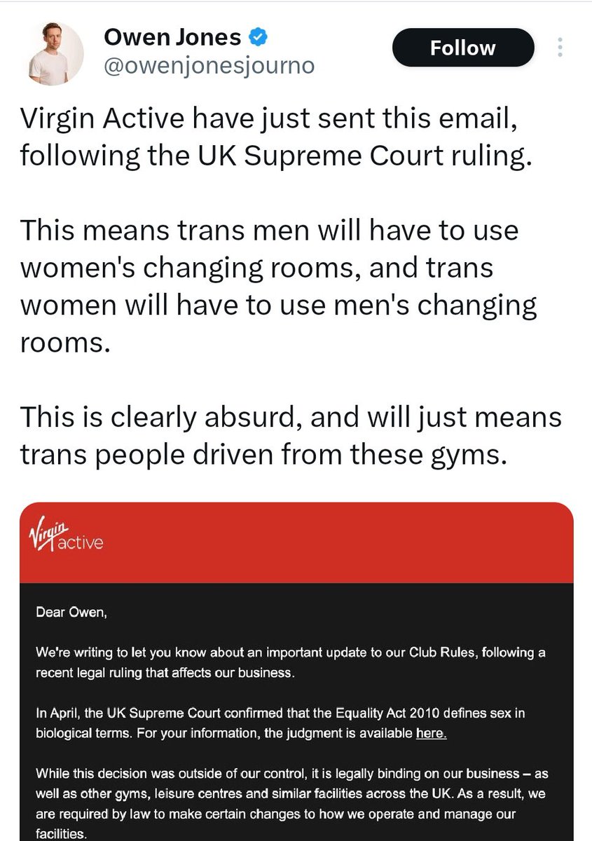 For the better part of a decade, they could have used their unprecedented political capital to get spaces &amp; services to cater to their specific needs. But they didn’t, because the goal was always specifically to invade the category of woman &amp; all that entails.

Sympathy level: 0.