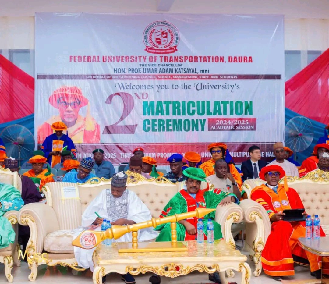 Kamalu Umar Ibrahim (@nafada21) on Twitter photo At the FUTD matriculation, the government praised CCECC's contributions and encouraged the second phase of the project. The Minister Alkali also conveyed President Tinubu's congratulations to the FUTD staffs and students. <a href="/SenAlkali/">Sen. Sa'idu Ahmed Alkali</a> At the FUTD matriculation, the government praised CCECC's contributions and encouraged the second phase of the project. The Minister Alkali also conveyed President Tinubu's congratulations to the FUTD staffs and students. <a href="/SenAlkali/">Sen. Sa'idu Ahmed Alkali</a>