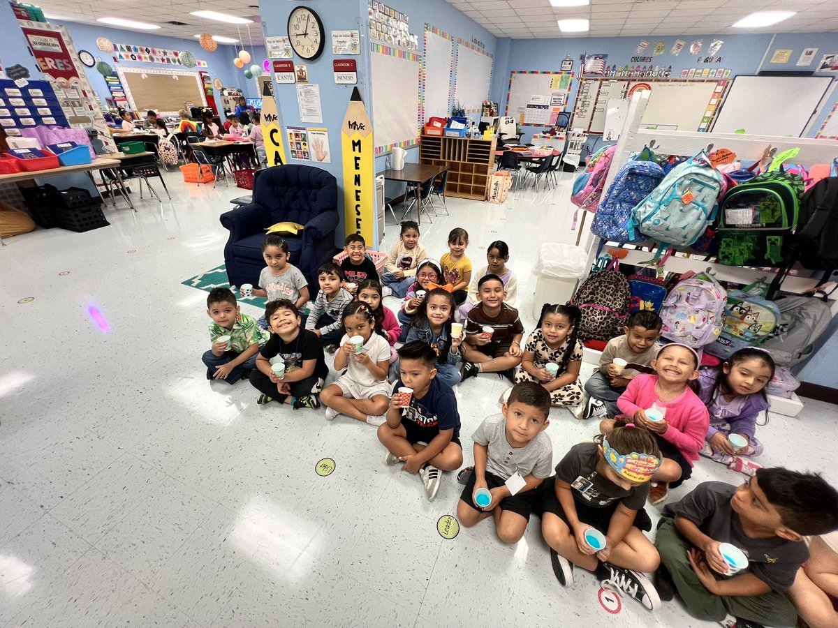 Our Kindergartners went on an adventure around the school trying to catch up with Pigeon, he beat us to every place! He was kind enough to leave us some magical Pigeon Punch behind to make all our worries about school disappear! 🐦🫶🏻 #kindergarten <a href="/FisherTigers/">Fisher Elementary</a>