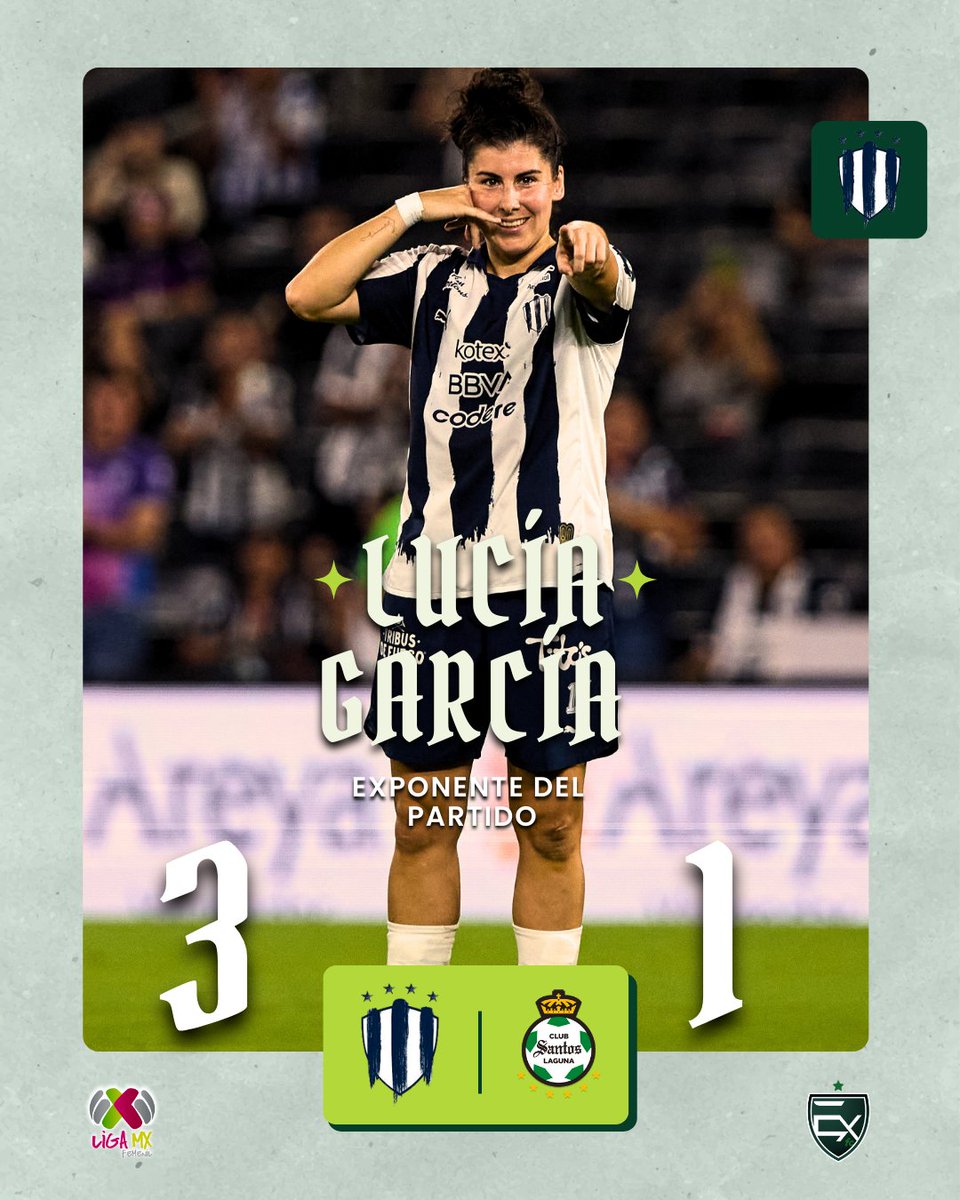 ¡CON SABOR ESPAÑOL! 💃🏻

Las Rayadas derrotaron al <a href="/ClubSantosFem/">Club Santos Femenil</a> con un doblete de Lucía García y una anotación de Christina Burkenroad; Vivian Ikechukwu descontó para las #Guerreras. 🤠

#FutbolFemenino #LigaMXFemenil #Monterrey #Apertura2025