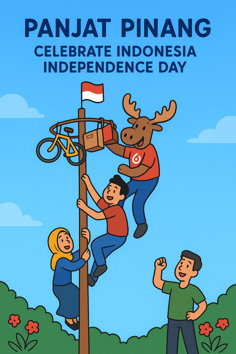 kelmcneide8t's tweet photo. 🎉 Celebrate the spirit of Indonesia’s Independence Day Just like climbing together for the prize at the top teamwork and persistence bring us higher in DataHaven too. Let’s cheer for unity and joy

#DataHaven #IndonesiaIndependenceDay #CommunityFun #PanjatPinang #StrongerTogether