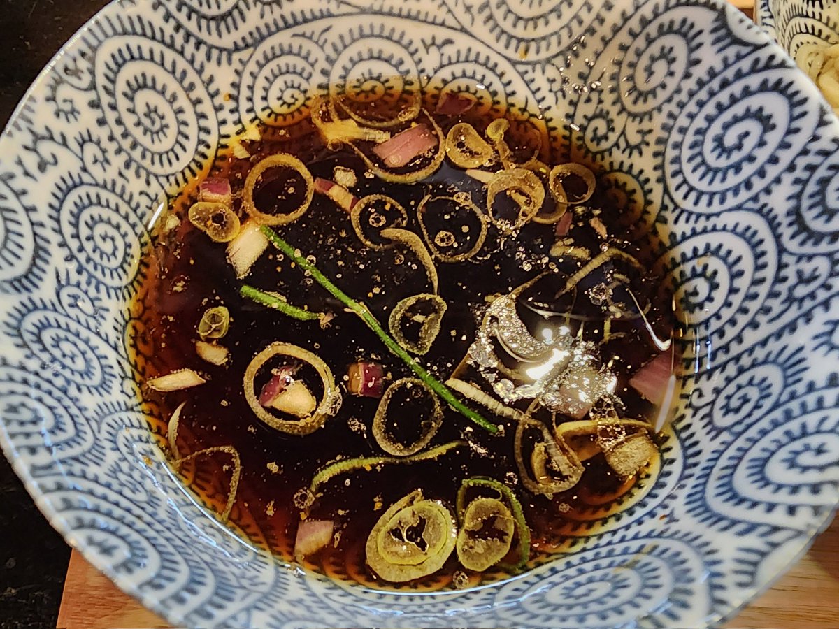 ode10265new's tweet photo. #MENYA大黒@千葉県館山市
《房州節昆布水つけそば》

うまゃー🍥🍥🍥🤩　館山の人気店❗
昆布の旨味が充分に染み渡っている麺♥
その麺の旨さに追い打ちをかけるスープ❗
最高ー⤴️⤴️に旨い一杯🍜‼️
美味しく腹パン🌟ご馳走さまでした！🤗

#千葉県　#館山市　#ラーメン　#つ���麺 https://t.co/18tTVkb0BW