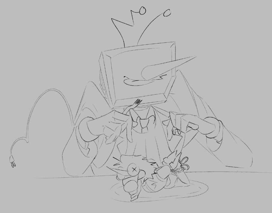 sinnamonbani's tweet photo. I hate them so much all i draw is spamtenna all i THINK IS- #spamtenna #DELTARUNE https://t.co/HYDQZ9IQRS