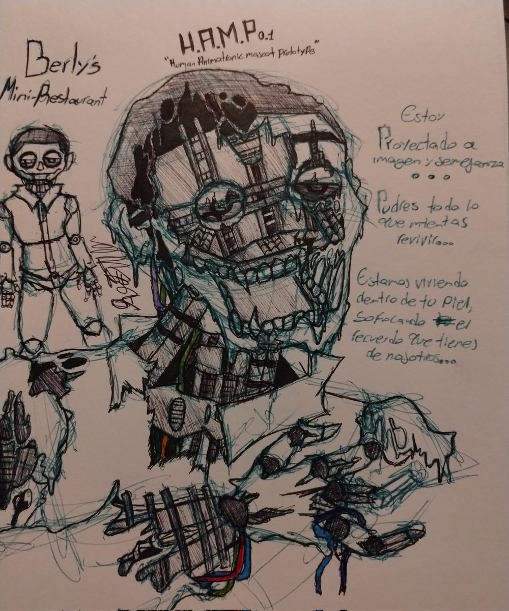 H.A.M.P 01

No sé, un segundo self insert de un Au de FNAF que estoy haciendo, no sé, lol 

#fnaf #fanfart #fnafoc #FiveNightsAtFreeddys #alternativeuniverse #au #oc #art #tradicionalart