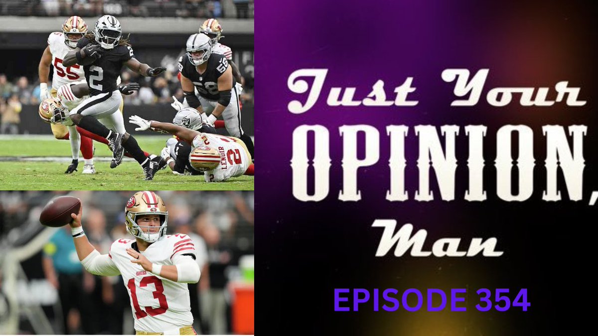 Just Your Opinion, Man (@jyompodcast) on Twitter photo Live at 11
<a href="/langfordkcbs/">Steven Langford</a> <a href="/dpapapops/">Derek Papa</a>
-49ers/Raiders Reax #RaiderNation #FTTB
-NFC North Preview #OnePride #Skol #GoPackGo #DaBears
-Michigan Punishment
-Ohtani Sued
Watch on X
YouTube: youtube.com/live/jjrEfZH5k…
Instagram: instagram.com/jyompodcast?ig… Live at 11
<a href="/langfordkcbs/">Steven Langford</a> <a href="/dpapapops/">Derek Papa</a>
-49ers/Raiders Reax #RaiderNation #FTTB
-NFC North Preview #OnePride #Skol #GoPackGo #DaBears
-Michigan Punishment
-Ohtani Sued
Watch on X
YouTube: youtube.com/live/jjrEfZH5k…
Instagram: instagram.com/jyompodcast?ig…
